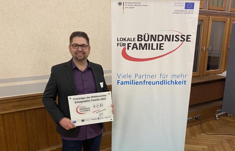Mehr über den Artikel erfahren Auszeichnung vom lokalen Bündniss für Familie