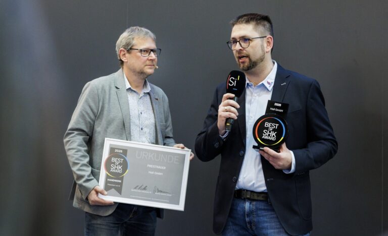 Mehr über den Artikel erfahren Holl GmbH gewinnt „Best of SHK Award 2026 – Kategorie Digitalisierer“