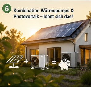 Mehr über den Artikel erfahren Kombination Wärmepumpe & Photovoltaik lohnt sich das?